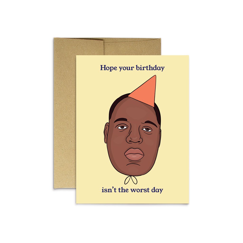Biggie Birthday Card