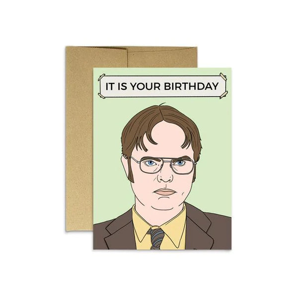 Dwight Birthday Card