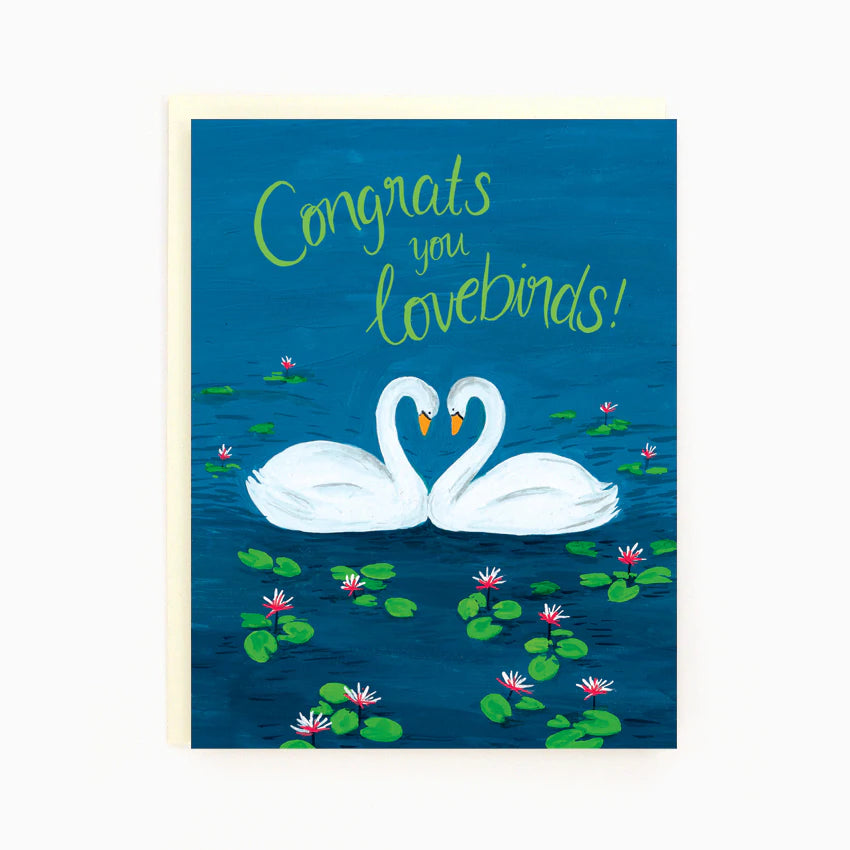 Wedding Lovebirds Card