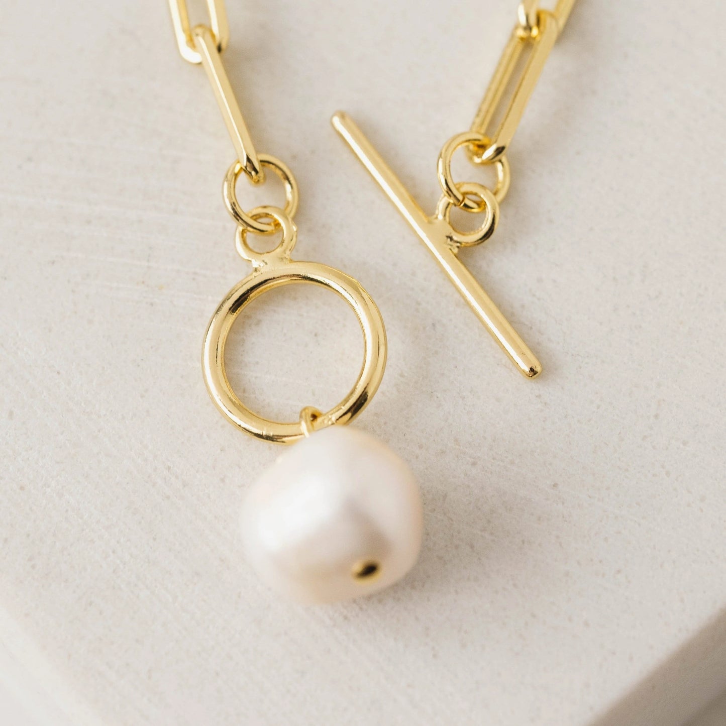 Thalassa Pearl Necklace Gold
