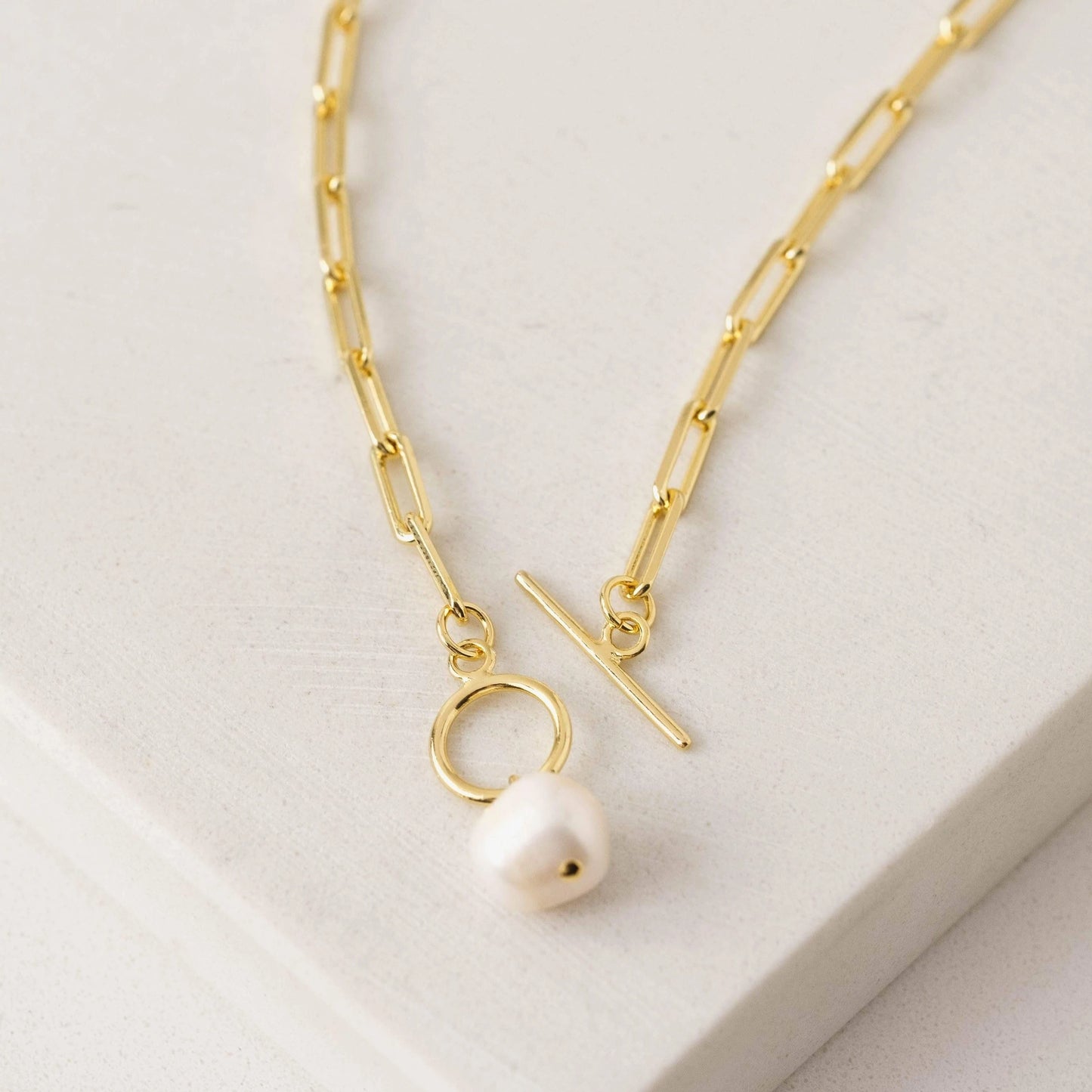 Thalassa Pearl Necklace Gold