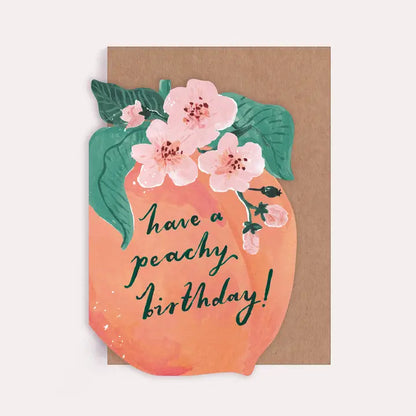 Peachy Birthday Card