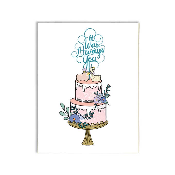 It Was Always You Wedding Card