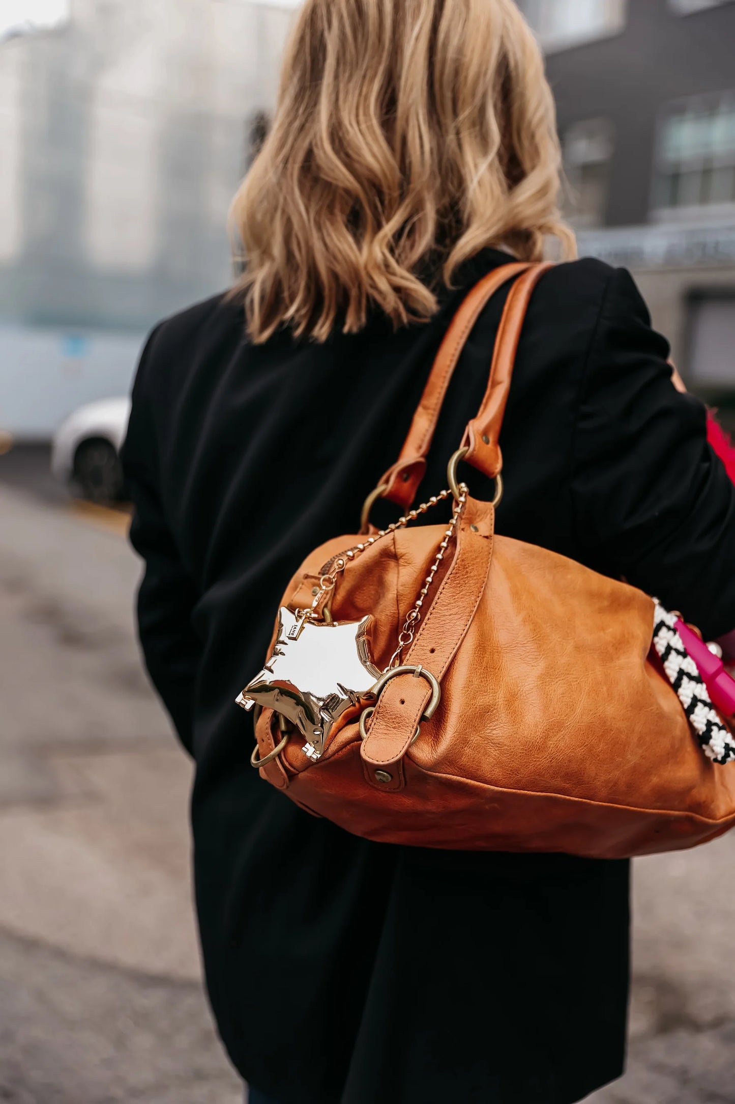 The Stella Silver Micro Bag