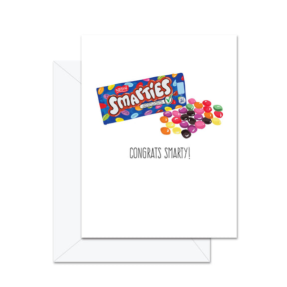 Congrats Smarty Greeting Card