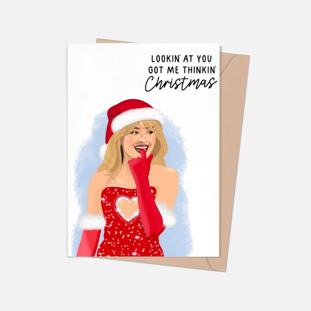 Sabrina Carpenter Christmas Nonsense Greeting Card