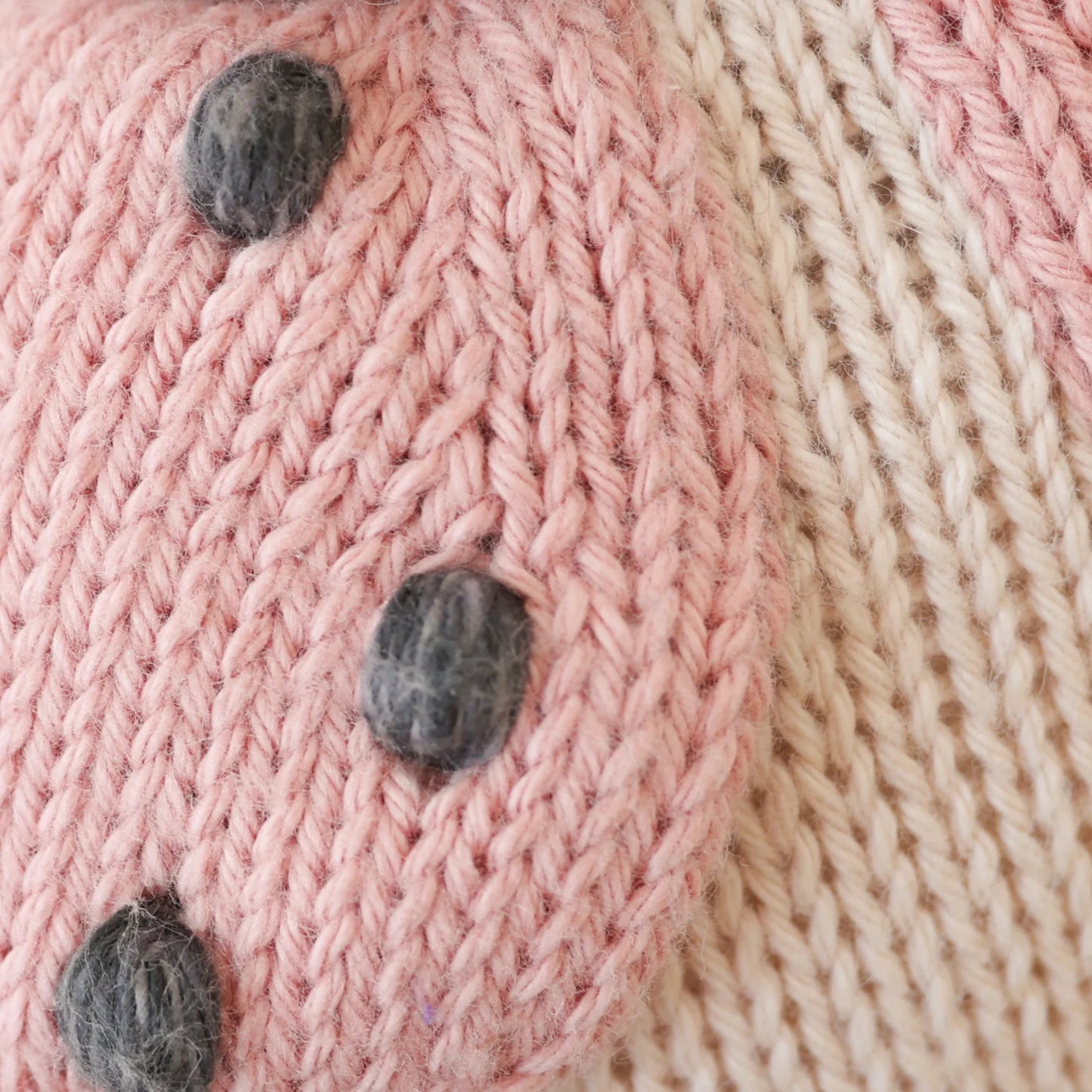 Baby Ladybug Hand-Knit Doll