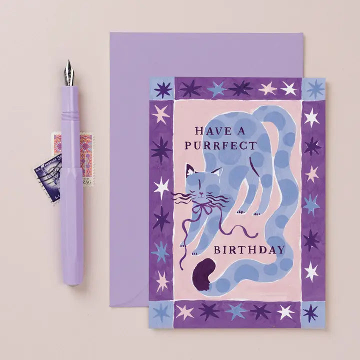 Cat Purrfect Birthday Card