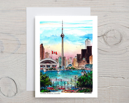 Toronto CN Tower Greeting Card