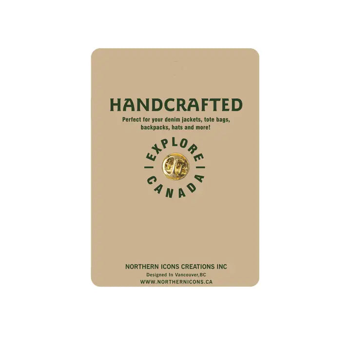 @1 Canada Maple Leaf Enamel Pin - Iconic Landmarks Design