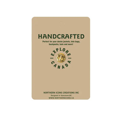 @1 Canada Maple Leaf Enamel Pin - Iconic Landmarks Design