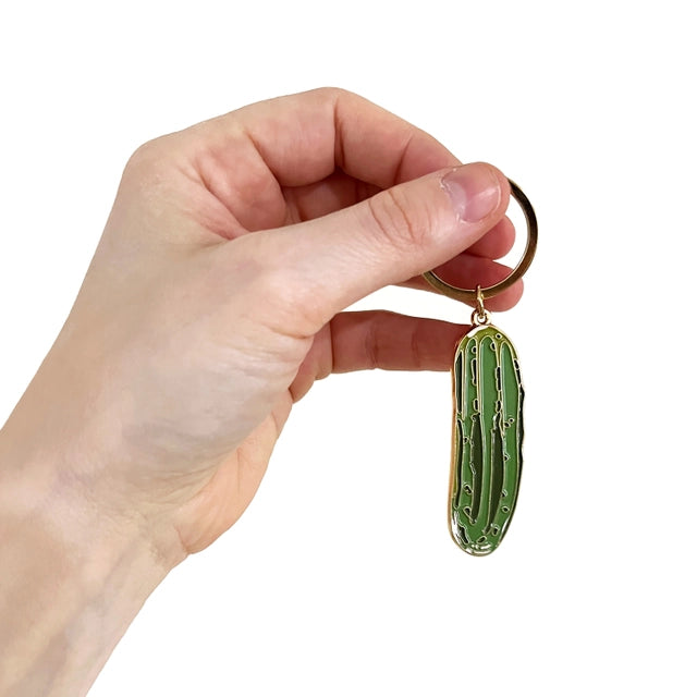 K24 Perfect Pickle Illustrated Enamel Keychain