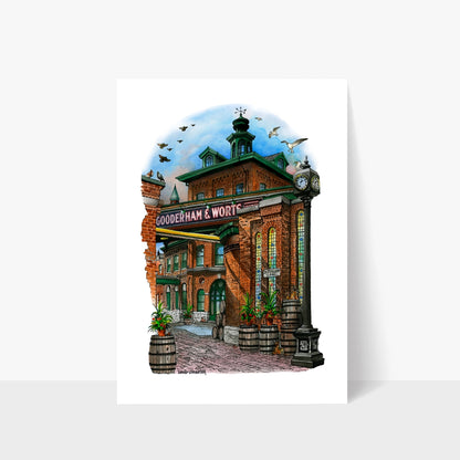 Distillery District Postcard