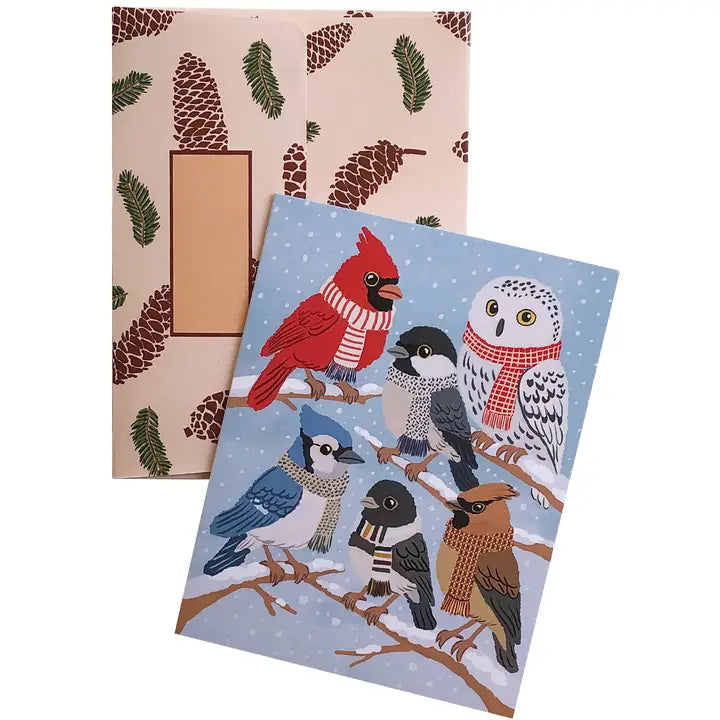 Winter Birds Holiday Card