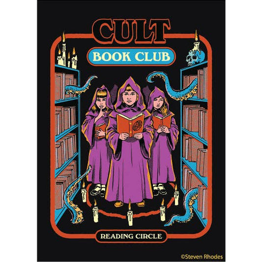 Cult Book Club...Reading Circle Magnet