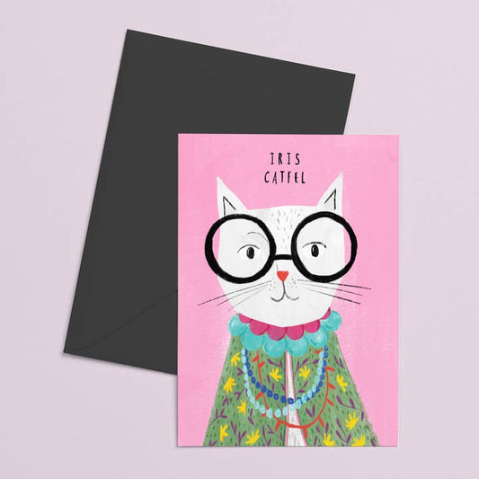 Iris Catfel Fashion Cature Card