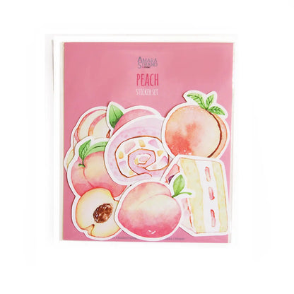 Peach Sticker Set