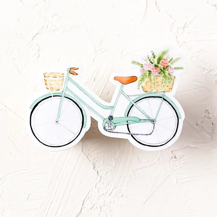 S54 Mint Bicycle Vinyl  Sticker