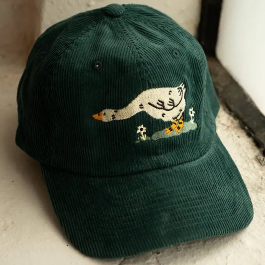 Reaching Corduroy Dad Hat | Emerald
