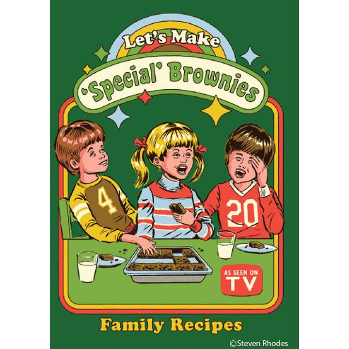 Let's Make 'Special' Brownies Family Recipes Magnet