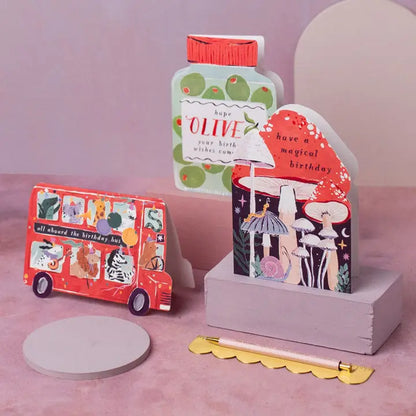 Party Bus Kids Birthday Card
