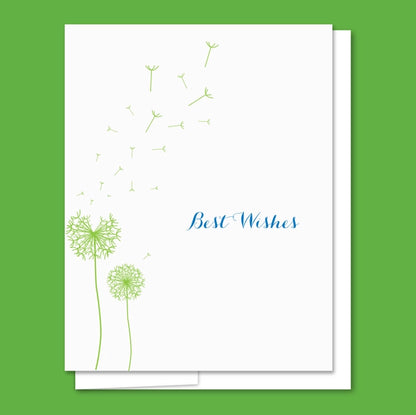 Best Wishes Letterpress Card