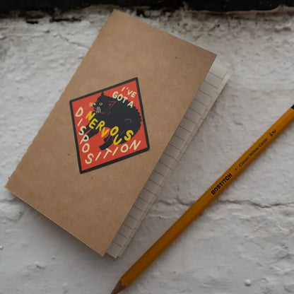 S105  Nervous Disposition Vinyl Sticker