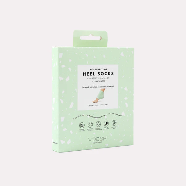 Moisturizing Heel Socks Green