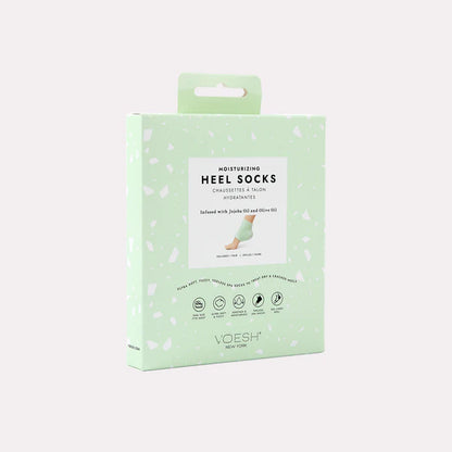 Moisturizing Heel Socks Green
