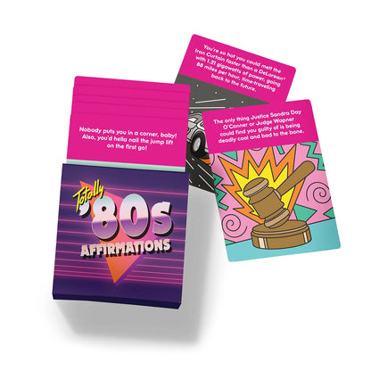 Totally 80s Affirmations Deck, 50 Cards