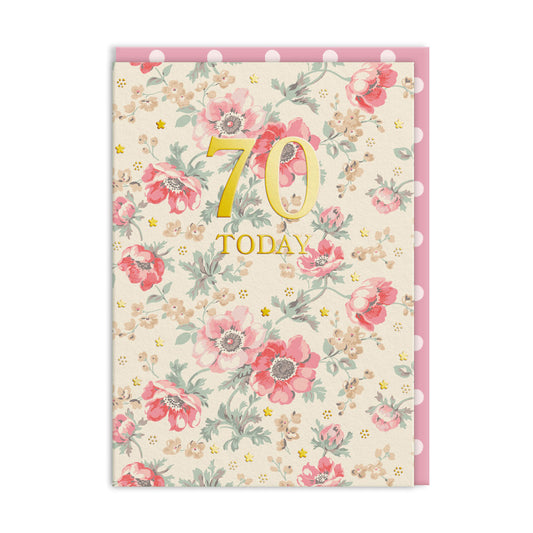 70 Anemone Greeting Card