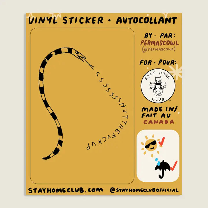S66 STFU Vinyl Sticker