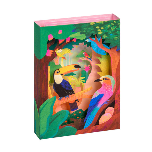 Birds of the Amazon 3D Greeting Card