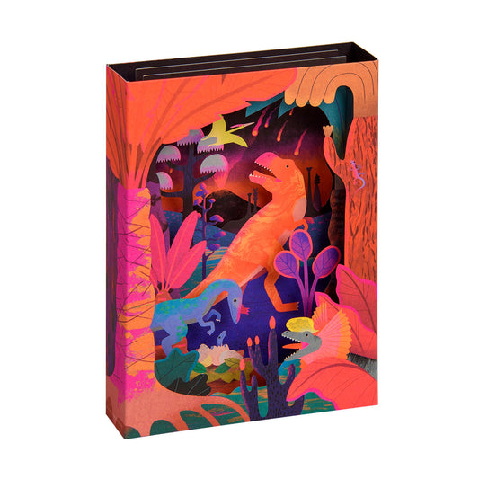 Prehistoric Carnivores 3D Greeting Card