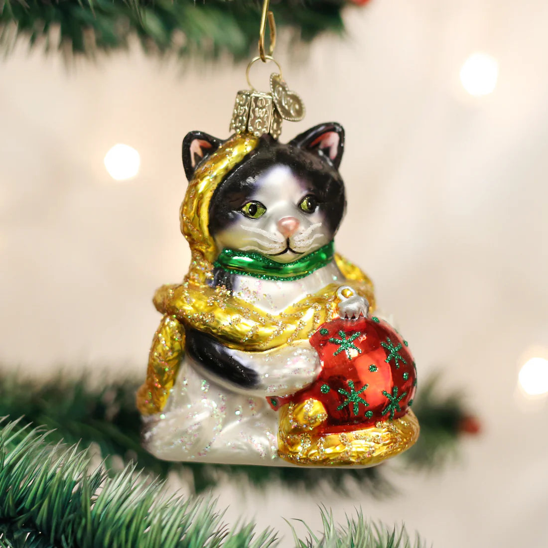 Holiday Kitten Ornament