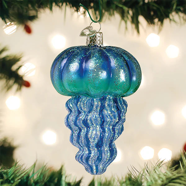 Blue Jellyfish Ornament