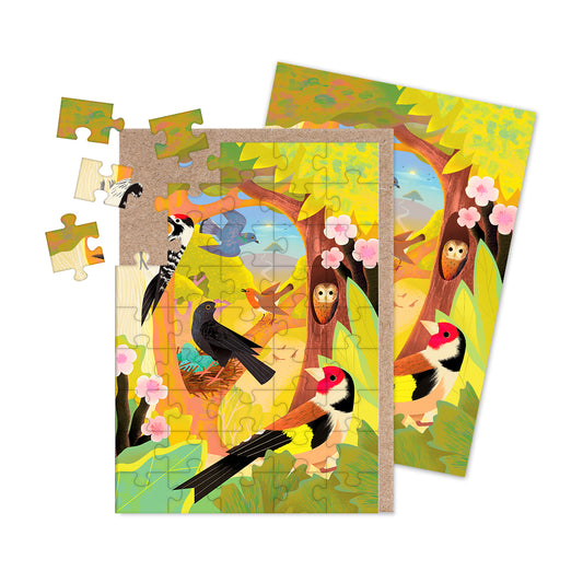 Birds Jigsaw Greeting Card