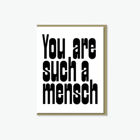 Such A Mensch Card