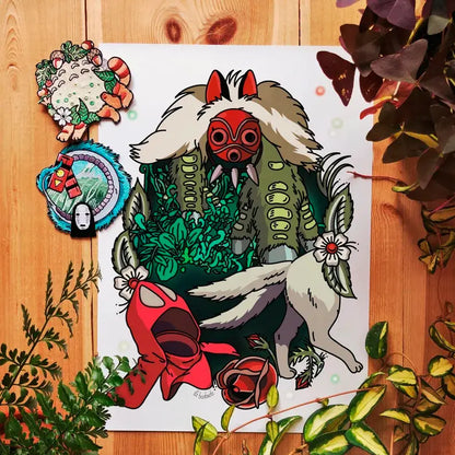 #126 Mononoke Raised By Wolves Patch