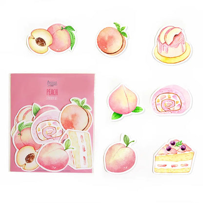 Peach Sticker Set