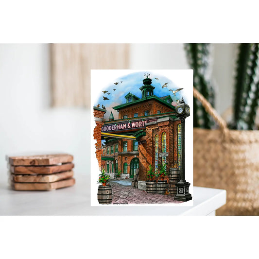 Distillery District Toronto Greeting Card