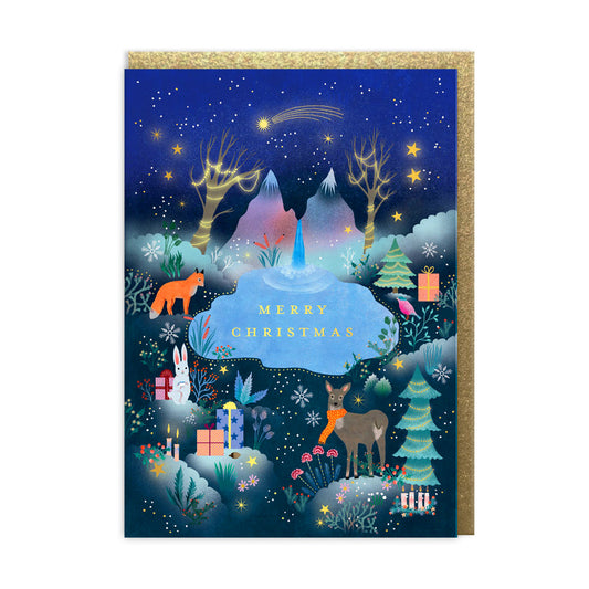 Christmas Forest Greeting Card