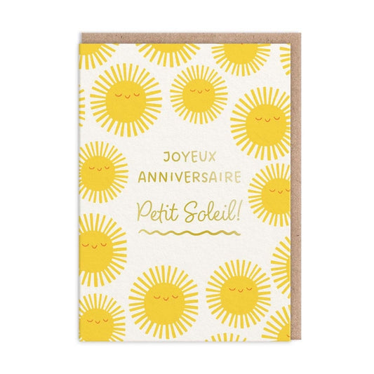My Sunshine French Greeting Card