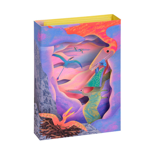 Dinosaurs Greeting Card - Layers (3D)