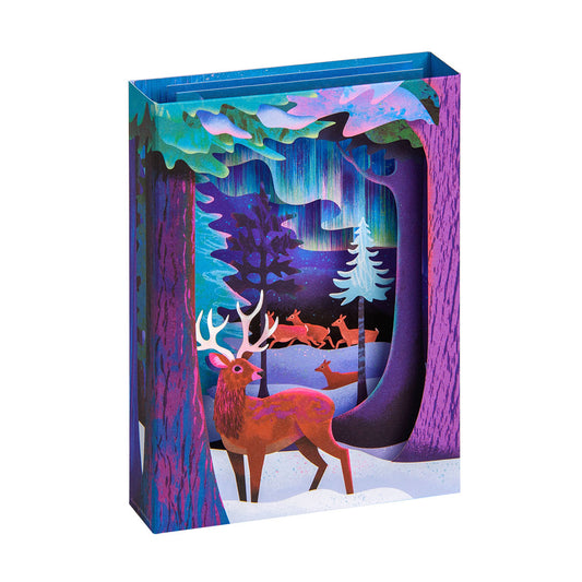 Northern Lights Card - Layers (3D)
