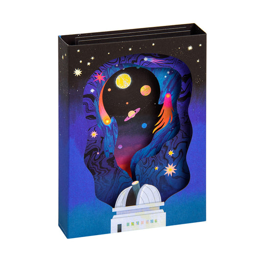 Solar System Greeting Card - Layers (3D)