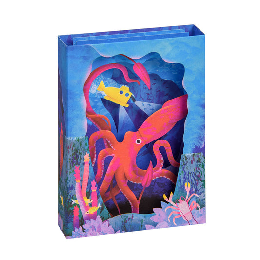Submarine Greeting Card - Layers (3D)
