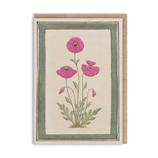 Poppies Mini Greeting Card
