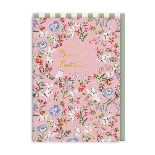 Butterfly Dance Birthday Greeting Card