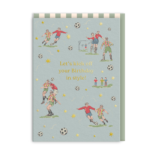 Football Birthday Greeting Card